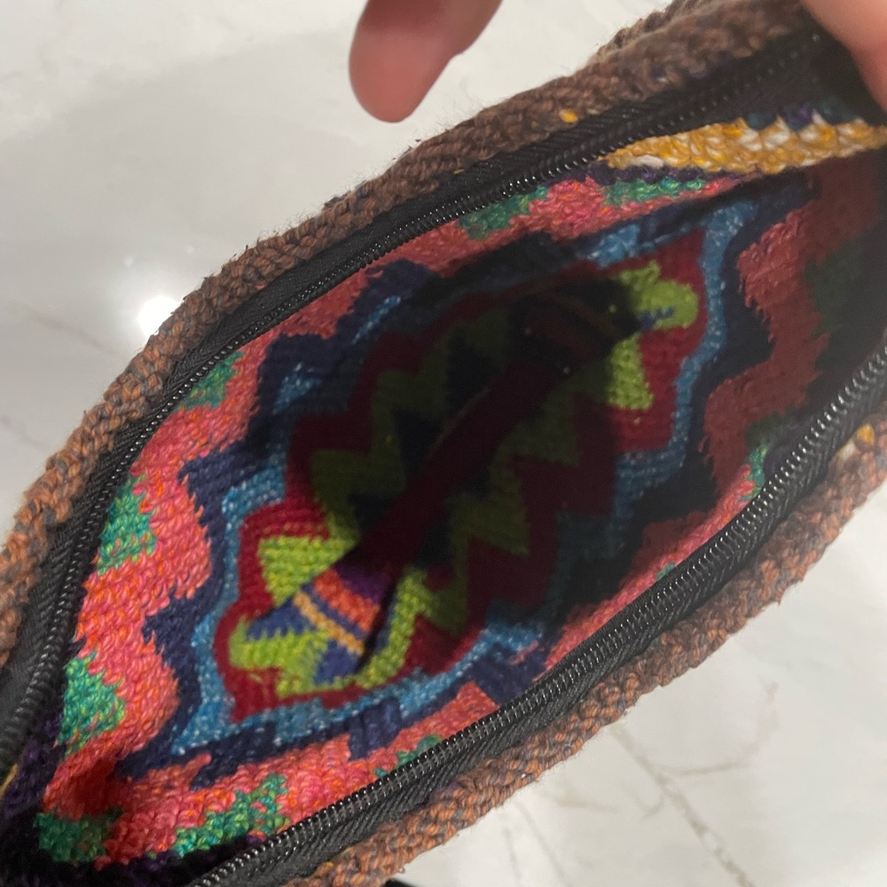 Multicolor Zigzag Patterned Women's Bag - image 5